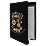Customizable Leatherette 9" x 12" Portfolio with Zipper and Paper Pad | 11 COLORS