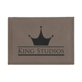 Customizable Leatherette Hard Business Card Holder Case | 10 COLORS