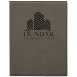 Customizable Leatherette 7" x 9" Portfolio with Paper Pad | 11 COLORS