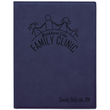 Customizable Leatherette 7" x 9" Portfolio with Paper Pad | 11 COLORS