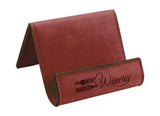 Customizable Leatherette Easel Device Holders | 10 COLORS