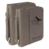 Leatherette Zipper Bible Book Cover 2 SIZES | Personalized and Engraved