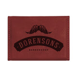 Customizable Leatherette Hard Business Card Holder Case | 10 COLORS