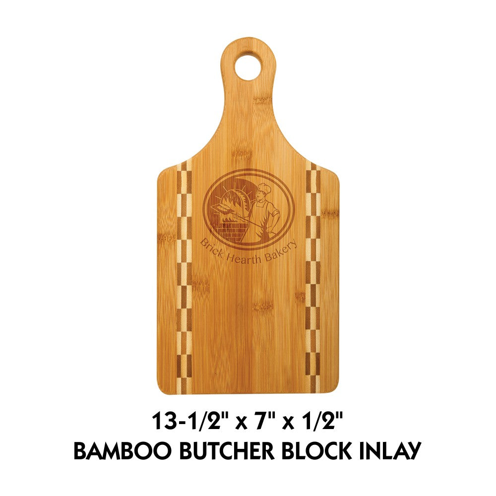 Butcher Block Style w/ inlay- Charcuterie Board