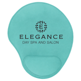 Leatherette Mouse Pads with wrist cushion | 10 COLORS