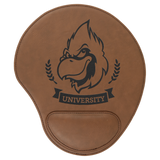 Leatherette Mouse Pads with wrist cushion | 10 COLORS