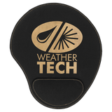 Leatherette Mouse Pads with wrist cushion | 10 COLORS