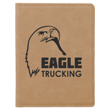 Customizable Leatherette Passport Holders | 9 COLORS