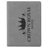 Customizable Leatherette Passport Holders | 9 COLORS