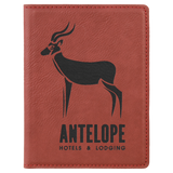 Customizable Leatherette Passport Holders | 9 COLORS