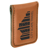 Customizable Leatherette Money Clips | 6 COLORS