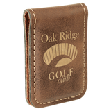 Customizable Leatherette Money Clips | 6 COLORS
