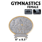 Legend Series Silver and Gold Oval Sport Resin Plates  | 2 SIZES