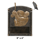 Legends of Fame Series Antique Gold Resin Plate Plaques  | 2 SIZES | 45 STYLES