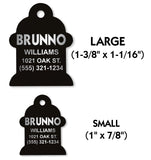 Black Fire Hydrant Shape Pet Identification Tags for All Size Dogs and Cats | FREE SHIPPING!