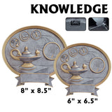 Legend Series Silver and Gold Oval Activity Resin Plates  | 2 SIZES