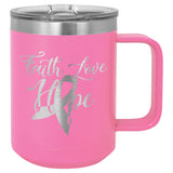 15 oz. Polar Camel Insulated Mug with Slider Lid | 17 COLORS