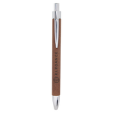Customizable Leatherette wrapped Pen | 11 COLORS
