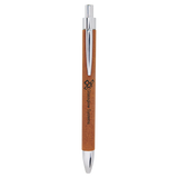 Customizable Leatherette wrapped Pen | 11 COLORS