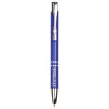 Customizable Ballpoint Pens with Silver Accents | 5 COLORS