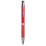 Customizable Ballpoint Pens with Silver Accents | 5 COLORS