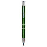 Customizable Ballpoint Pens with Silver Accents | 5 COLORS