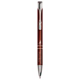 Customizable Ballpoint Pens with Silver Accents | 5 COLORS