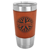 20 oz. Leatherette Grip Stainless Tumblers | 9 Colors Available