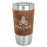 20 oz. Leatherette Grip Stainless Tumblers | 9 Colors Available