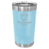 16 oz. Polar Camel PINT Style Tumblers | Light Blue