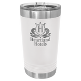 16 oz. Polar Camel PINT Style Tumblers | White