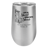 16 oz. Stainless Polar Camel Wine Glass Stemless Tumblers