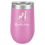 16 oz. Light Purple Polar Camel Wine Glass Stemless Tumblers