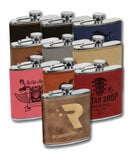 Leatherette 6 oz. Flask | 11 COLORS