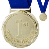 3-1/4" Olympic Style Medals on 1-1/2" Wide Neck Ribbons | 1st 2nd 3rd