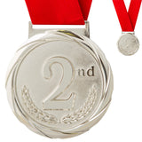 3-1/4" Olympic Style Medals on 1-1/2" Wide Neck Ribbons | 1st 2nd 3rd