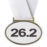 3-1/4" Large Olympic Style Oval Running Medals on 1-1/2" Wide Neck Ribbons | 5 STYLES