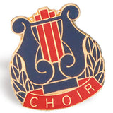 Die Struck Enamel Filled Choir Lapel Pins - 25 PIECE PACK