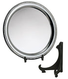 Engravable Round Silver Plated Award Tray | 3 SIZES