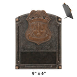 Legends of Fame Series Antique Gold Resin Plate Plaques  | 2 SIZES | 45 STYLES