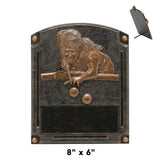 Legends of Fame Series Antique Gold Resin Plate Plaques  | 2 SIZES | 45 STYLES