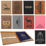 Customizable Leatherette Passport Holders | 9 COLORS