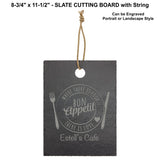 Slate Stone Rectangle Cutting Board Decor | 4 SIZES