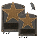 Legends of Fame Series Antique Gold Resin Plate Plaques  | 2 SIZES | 45 STYLES