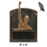 Legends of Fame Series Antique Gold Resin Plate Plaques  | 2 SIZES | 45 STYLES