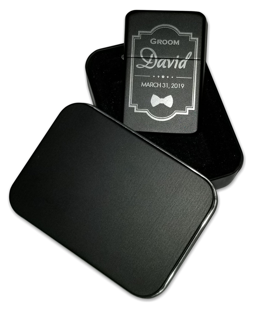 Custom Personalized Engraved Lighter In Black - Foto 11