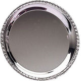 Engravable Round Silver Plated Award Tray | 3 SIZES