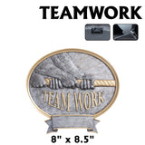 Legend Series Silver and Gold Oval Sport Resin Plates  | 2 SIZES