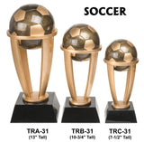 SOCCER TOWER RESIN TROPHY AWARDS