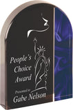 Premier - 1" thick Velvet Arch Self-Standing Acrylics | 2 SIZES